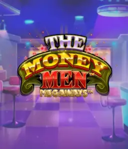 Dive into the thrilling world of The Money Men Megaways game by Pragmatic Play, showcasing a striking logo with glittering stars on a stylish casino backdrop. This graphic captures the glamour and excitement of Megaways slots with its striking ambiance and design. Great for casino enthusiasts craving high-energy gaming. 