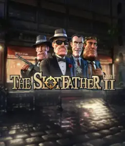 Enter the underworld world of The Slotfather Part II game by Betsoft, highlighting four iconic mafia characters against a shadow-lit urban backdrop. This image depicts the gritty atmosphere of the mobster lifestyle with its vivid character design and ominous setting. Ideal for fans of crime dramas, promising a captivating adventure. 