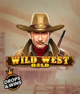  See the bold sheriff of "Wild West Gold," a captivating slot game by Pragmatic Play. The image shows a confident sheriff with a sheriff’s badge, set against a dusty Old West town backdrop. The game's title is boldly featured in a stylized font, highlighting the theme of adventure and law enforcement in the wild frontier. 