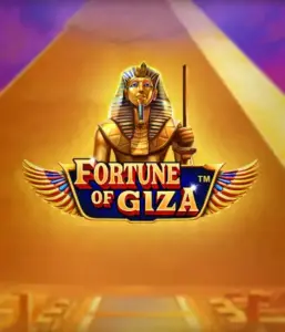 Uncover the mystical world of the Fortune of Giza game by Pragmatic Play, featuring a majestic depiction of a Pharaoh amid the iconic pyramid backdrop. This image captures the splendor of Egyptian history, ideal for history buffs, offering a fascinating adventure.